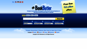 What Bookbutler.co.uk website looked like in 2019 (5 years ago)