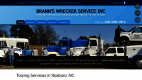 What Brannswreckerserviceinc.com website looked like in 2019 (5 years ago)