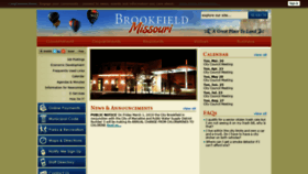 What Brookfieldcity.com website looked like in 2019 (5 years ago)