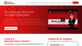 What Buscadordizerodireito.com.br website looked like in 2019 (7 years ago)