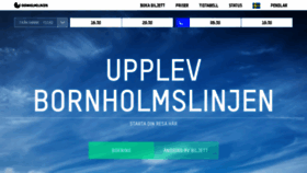What Bornholmslinjen.se website looked like in 2019 (5 years ago)