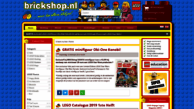 What Brickshop.nl website looked like in 2019 (5 years ago)