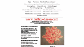 What Buffiejohnson.com website looked like in 2019 (5 years ago)