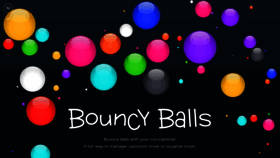 What Bouncyballs.org website looked like in 2019 (5 years ago)