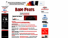 What Barefeats.com website looked like in 2019 (5 years ago)