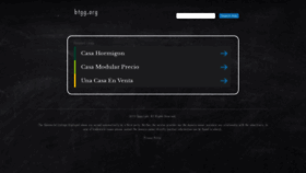 What Btgg.org website looked like in 2019 (5 years ago)