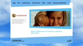 What Barbara-simonsohn.de website looked like in 2019 (5 years ago)