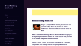 What Breastfeeding-mom.com website looked like in 2019 (5 years ago)