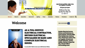 What Brydenelectrical.com website looked like in 2019 (5 years ago)