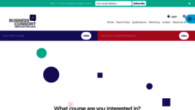 What Businessconsort.com website looked like in 2019 (6 years ago)