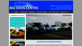 What Bigvanscentre.co.uk website looked like in 2019 (5 years ago)
