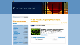What Biomedizin-blog.de website looked like in 2019 (5 years ago)