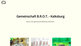 What Brot-kalksburg.at website looked like in 2019 (5 years ago)