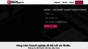 What Business.momo.vn website looked like in 2019 (5 years ago)