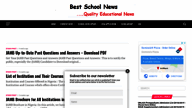 What Bestschoolnews.com website looked like in 2019 (5 years ago)