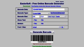 What Barcode.design website looked like in 2019 (6 years ago)