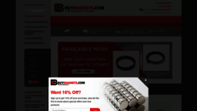 What Buymagnets.com website looked like in 2019 (5 years ago)