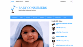 What Babyconsumers.com website looked like in 2019 (5 years ago)