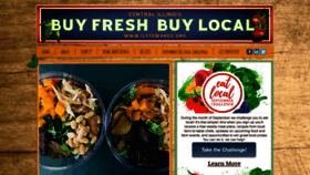 What Buyfreshbuylocalcentralillinois.org website looked like in 2019 (5 years ago)