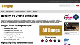 What Bongify.nl website looked like in 2019 (5 years ago)