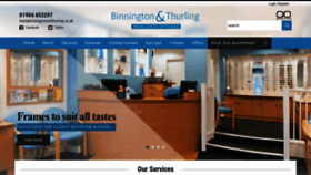 What Binningtonandthurling.co.uk website looked like in 2019 (5 years ago)