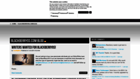 What Blackberryos.com website looked like in 2019 (5 years ago)