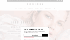 What Bobbibrown.co.uk website looked like in 2019 (5 years ago)