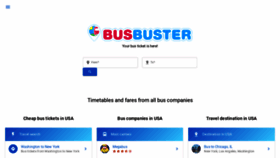 What Busbuster.com website looked like in 2019 (5 years ago)