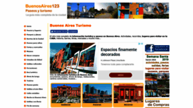 What Buenosaires123.com.ar website looked like in 2019 (5 years ago)