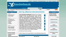 What Branchenhexe.de website looked like in 2019 (5 years ago)