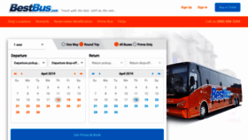 What Bestbus.com website looked like in 2019 (5 years ago)