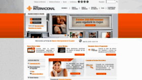 What Bancointernacional.com.ec website looked like in 2019 (5 years ago)