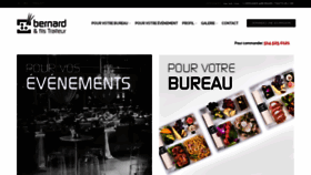 What Bernard-et-fils-traiteur.com website looked like in 2019 (5 years ago)
