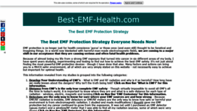 What Best-emf-health.com website looked like in 2019 (5 years ago)