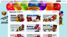 What Balon-party.sk website looked like in 2019 (5 years ago)