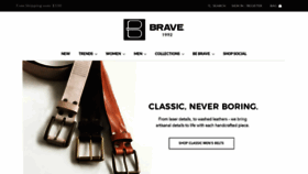 What Braveleather.com website looked like in 2019 (5 years ago)