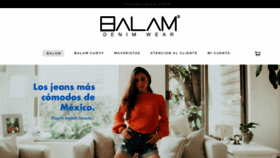 What Balamdenim.com website looked like in 2019 (5 years ago)