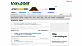 What Bookmarkrole.com website looked like in 2019 (5 years ago)