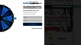 What Bestbuyeyeglasses.com website looked like in 2019 (5 years ago)