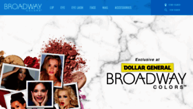 What Broadwaymakeupusa.com website looked like in 2019 (5 years ago)