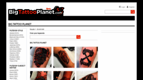 What Bigtattooplanet.com website looked like in 2019 (5 years ago)