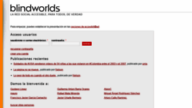 What Blindworlds.com website looked like in 2019 (5 years ago)