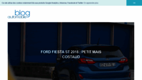 What Blogautomobile.fr website looked like in 2019 (4 years ago)