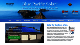 What Bluepacificsolar.com website looked like in 2019 (5 years ago)