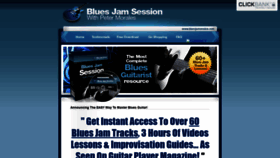 What Bluesjamsession.com website looked like in 2019 (4 years ago)