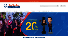 What Bestcustombobbleheads.com website looked like in 2019 (4 years ago)