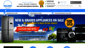 What Bulldogappliances.com website looked like in 2019 (5 years ago)