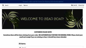 What Beadboat1.net website looked like in 2019 (5 years ago)