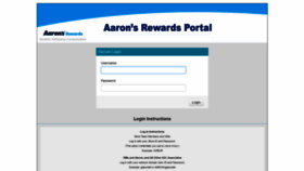 What Benefits.aarons.com website looked like in 2019 (5 years ago)