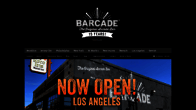What Barcade.com website looked like in 2019 (5 years ago)